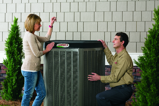 Lennox Air Conditioner with people